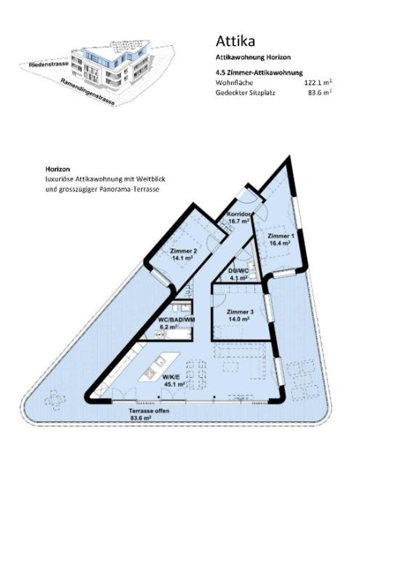 Baustart erfolgt! Neubauprojekt Triangulum Gommiswald Attikawohnung - 4