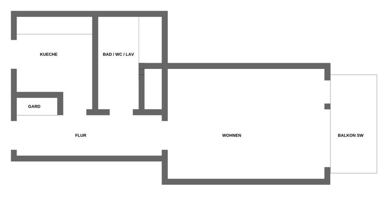 Möbliertes Studio, befristet bis 6. Dezember 2026 - 1