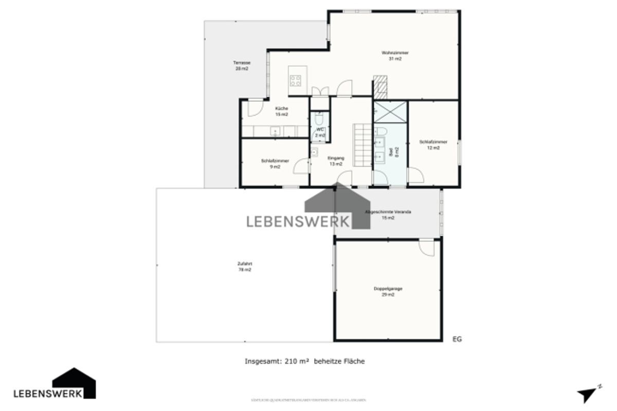 Wohnen im Grünen Einfamilienhaus zur Miete in Landschlacht TG - 12