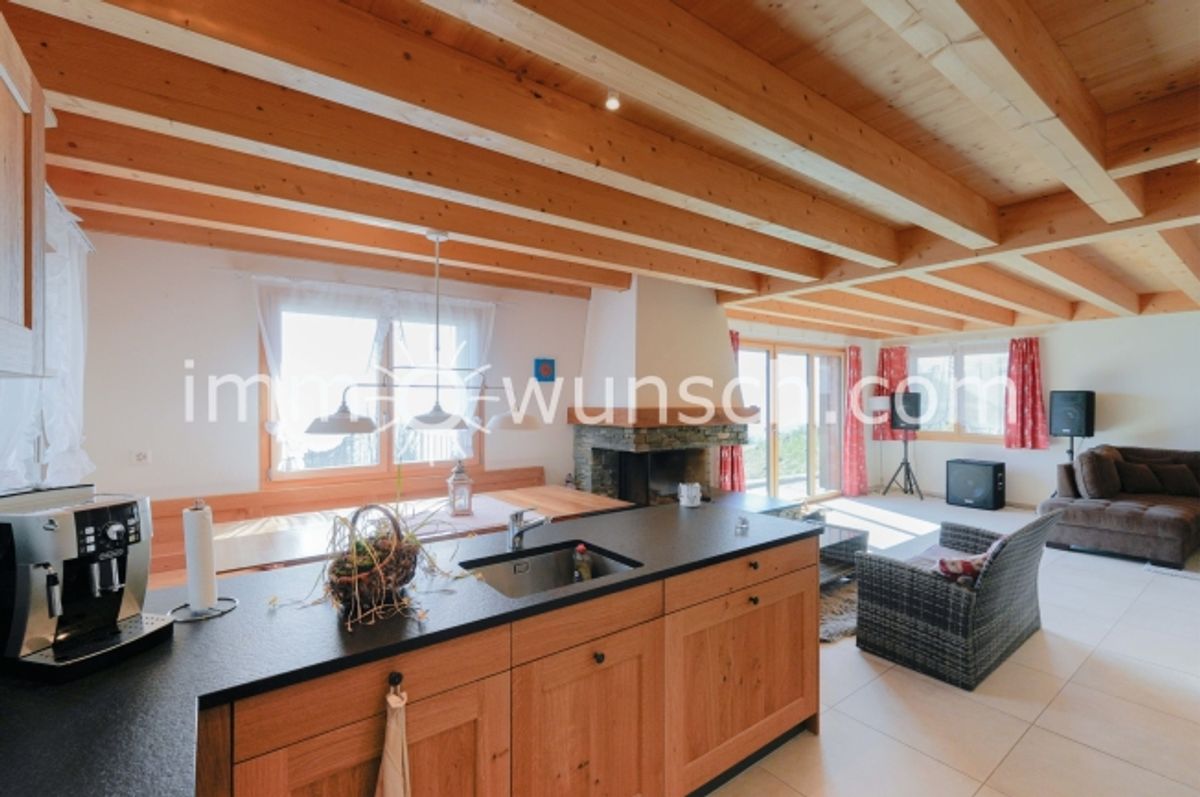 Natur, Ruhe und Wohnkomfort - modernes 6 ½ Zimmer Chalet mit Sauna in Stalden - 3