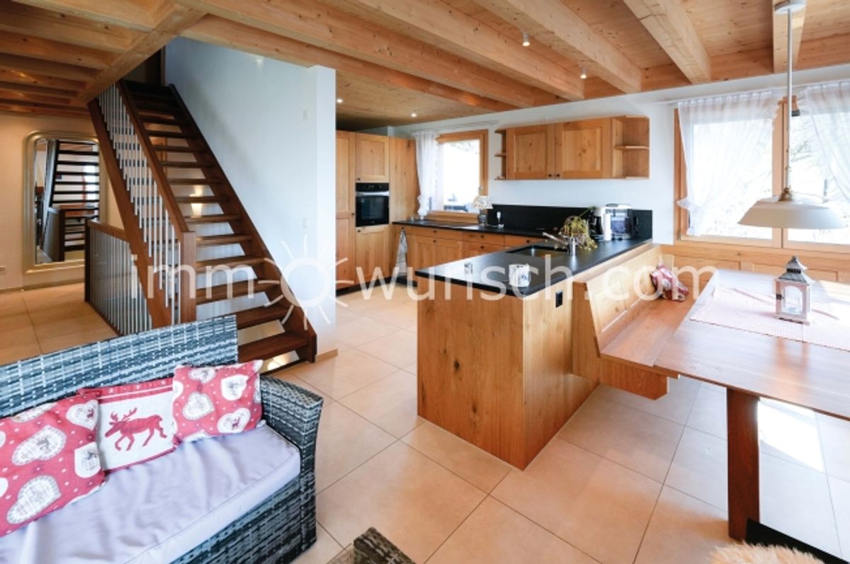 Natur, Ruhe und Wohnkomfort - modernes 6 ½ Zimmer Chalet mit Sauna in Stalden - 6