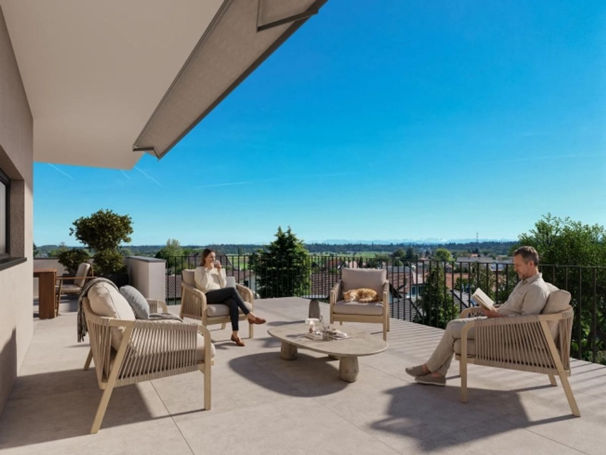 Neubau mit Weitblick 3.5-Zimmer-Attika mit grosser Terrasse in Niederbipp - 0