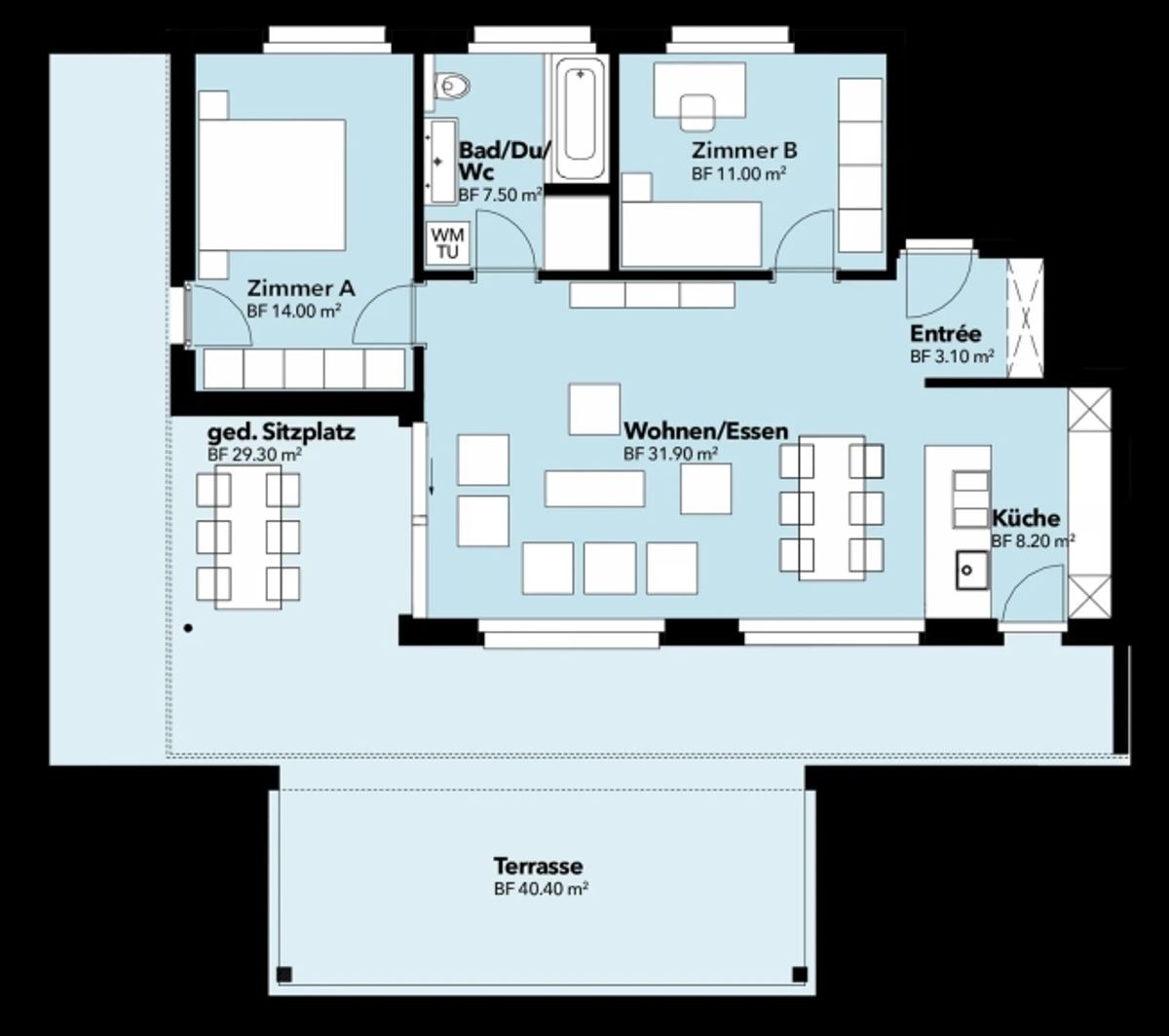 Neubau mit Weitblick 3.5-Zimmer-Attika mit grosser Terrasse in Niederbipp - 10