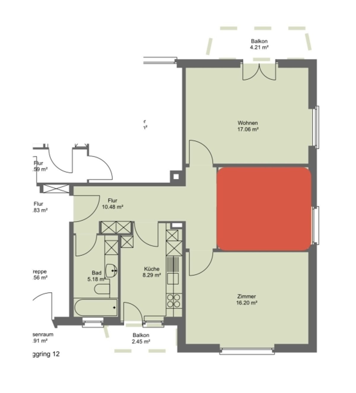 2½ ZI-WOHNUNG IN LUZERN, MÖBLIERT, TEMPORÄR - 6