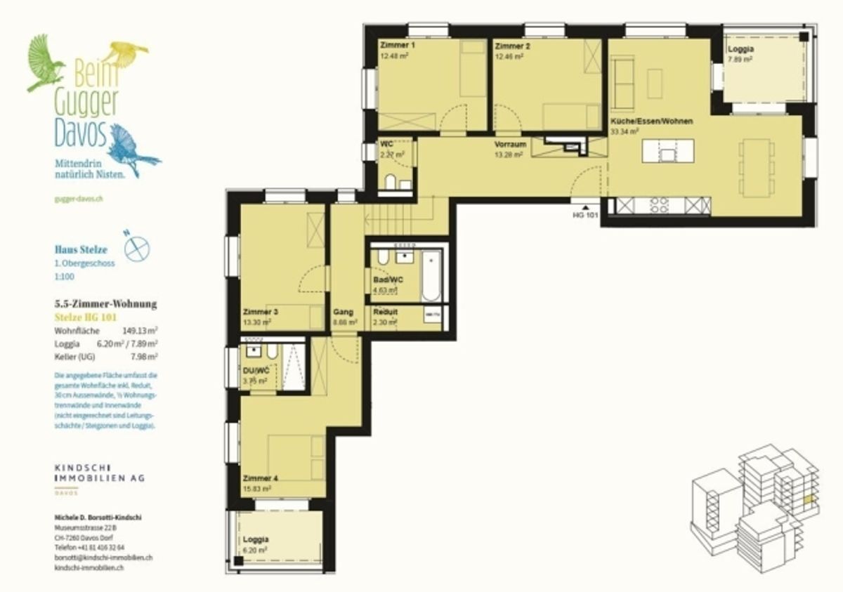 5.5-Zimmer-Wohnung in Davos - 4