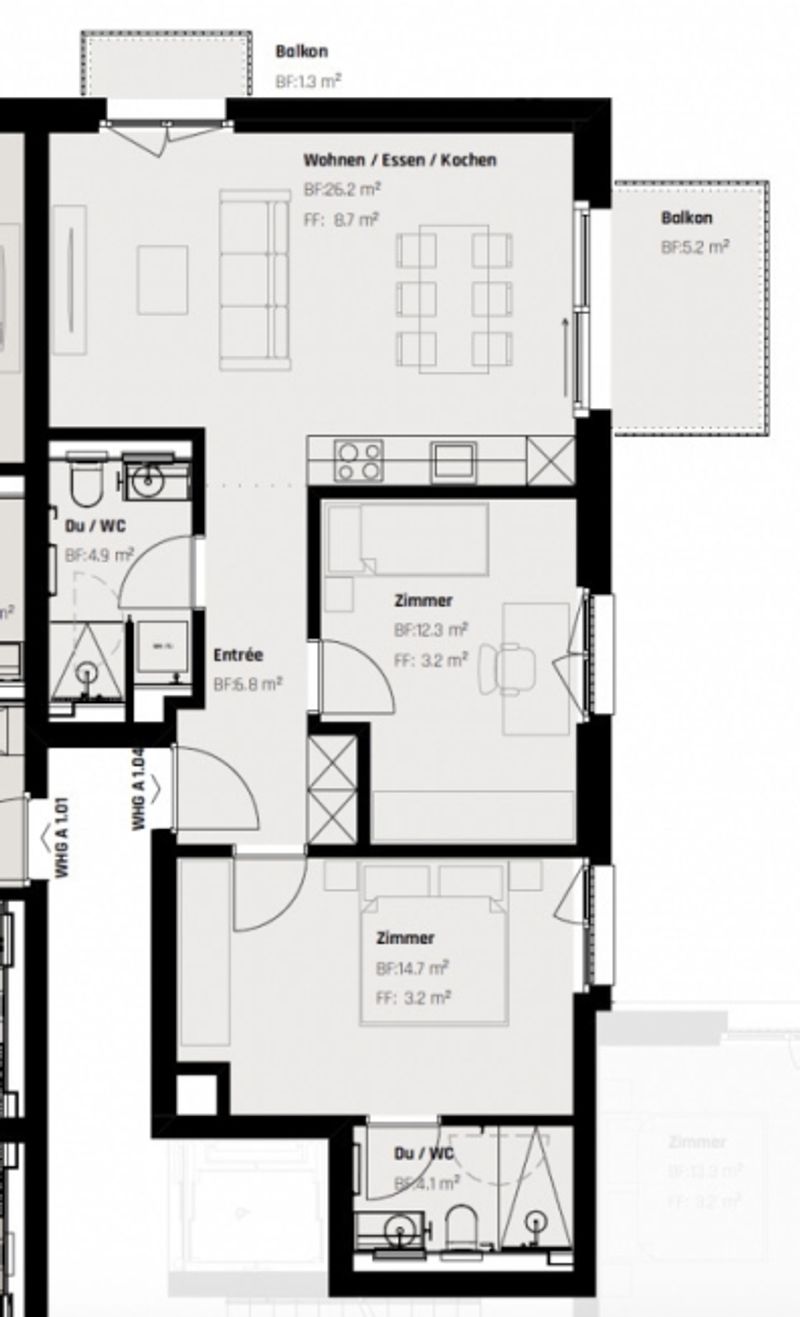 NEUBAU Letzte Wohnungen verfügbar im Neubau Verde Vivo - Einzug per 01.11.2026 möglich - 7