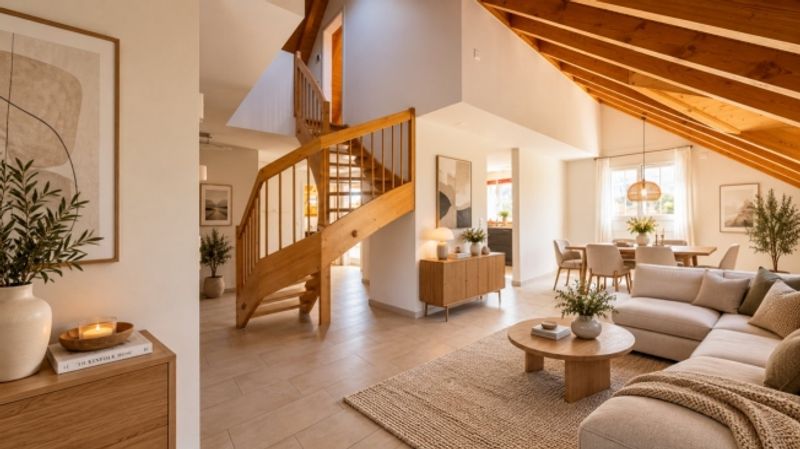 Wohnen mit Weitblick - charmante 4.5-Zimmer-Duplexwohnung mit Holzambiente und Sicht auf den Pfannenstiel - 4
