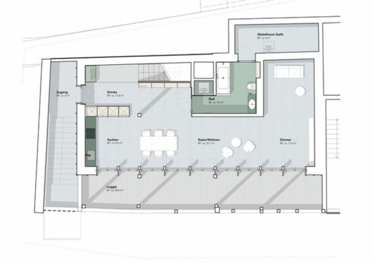 Erstbezug 3.5 bis 4-Zimmerwohnung Maisonette - 4