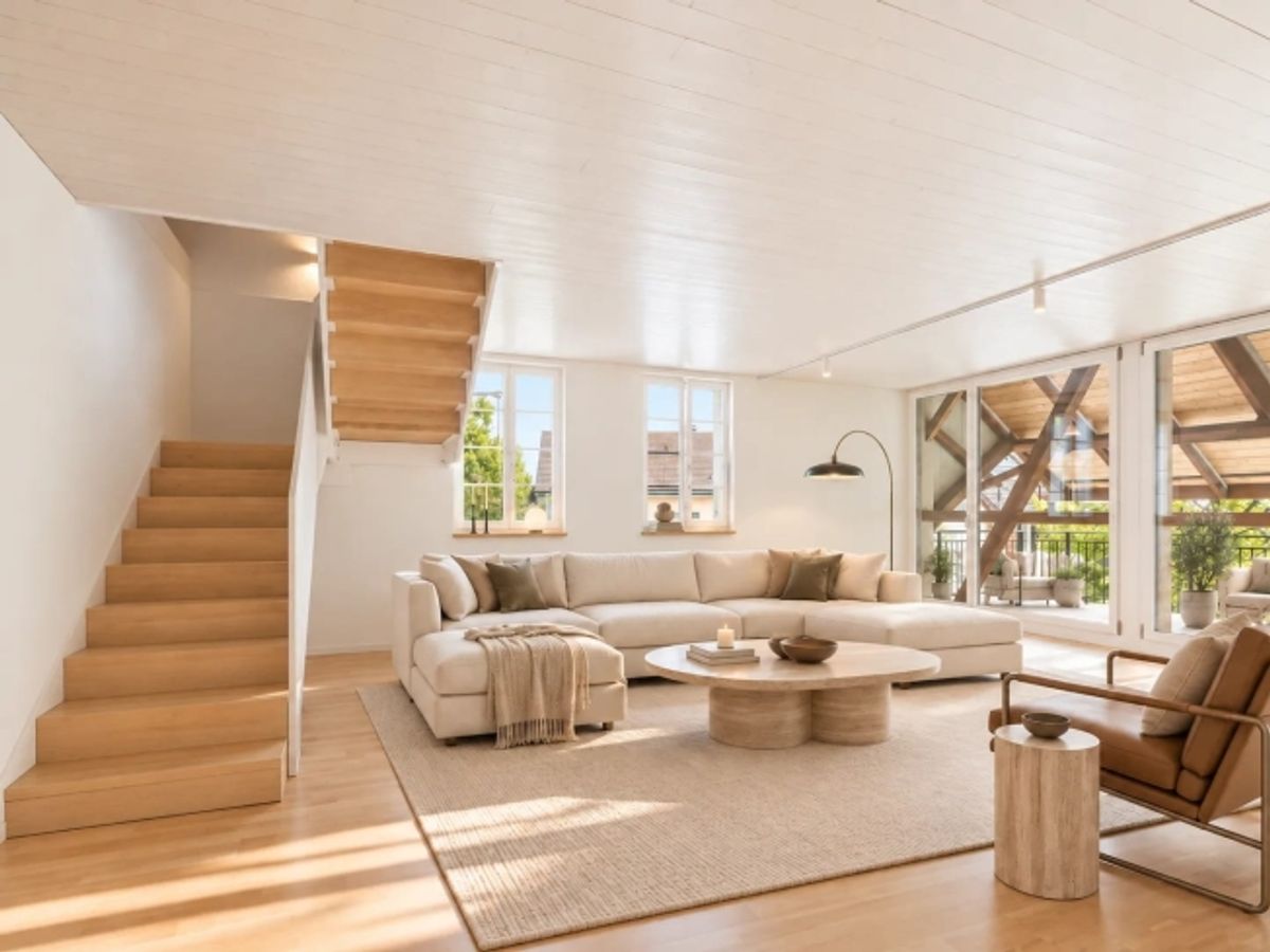 2-Zimmer-Maisonette mit Balkon und Seesicht in Thalwil mieten - 0