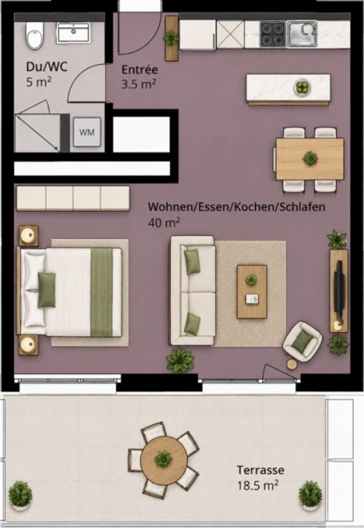 Loft- Wohnung am See - 2