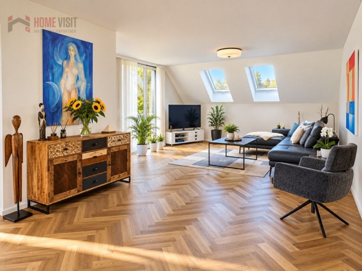 174 m² Wohntraum – exklusive Attika-Maisonette in Rifferswil - 1