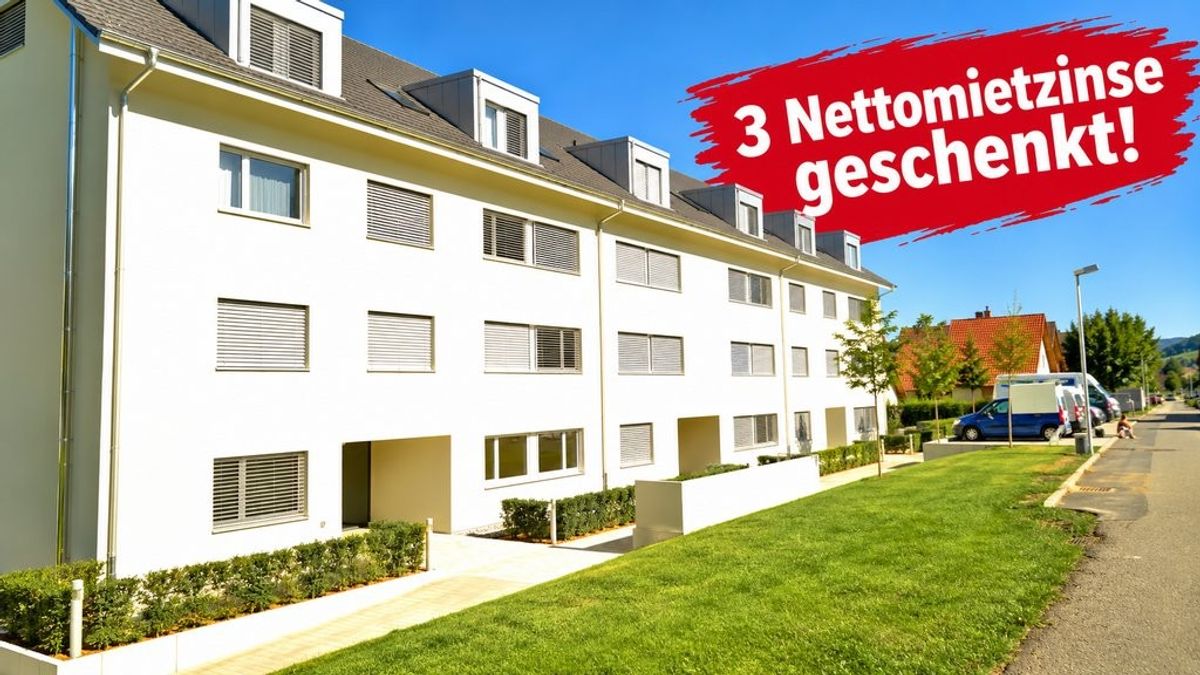 Moderne Wohlfühloase sucht Bewohner - drei Nettomieten geschenkt - 0