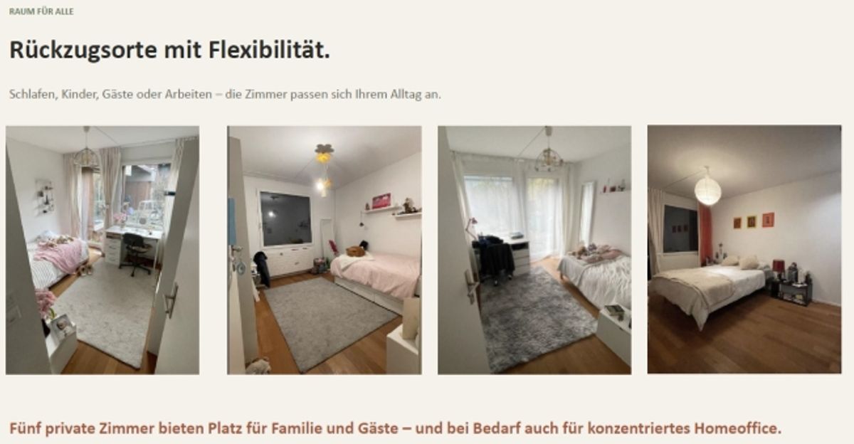 6½ ZIMMER-HAUS IN SPIEGEL B. BERN (BE), MÖBLIERT, TEMPORÄR - 2