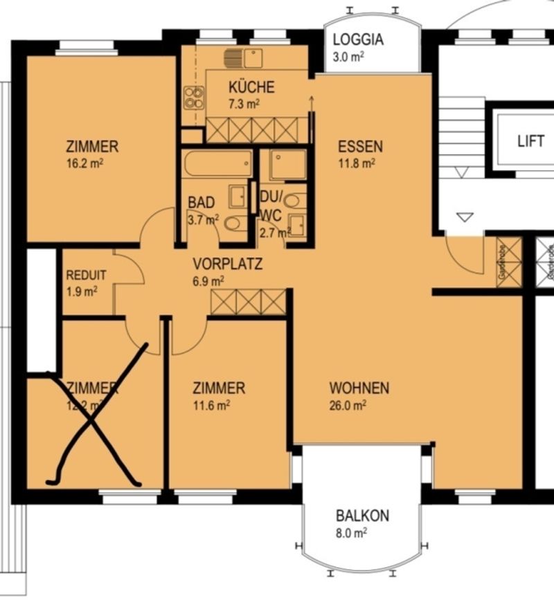 3½ ZI-WOHNUNG IN LUZERN, MÖBLIERT, TEMPORÄR - 9