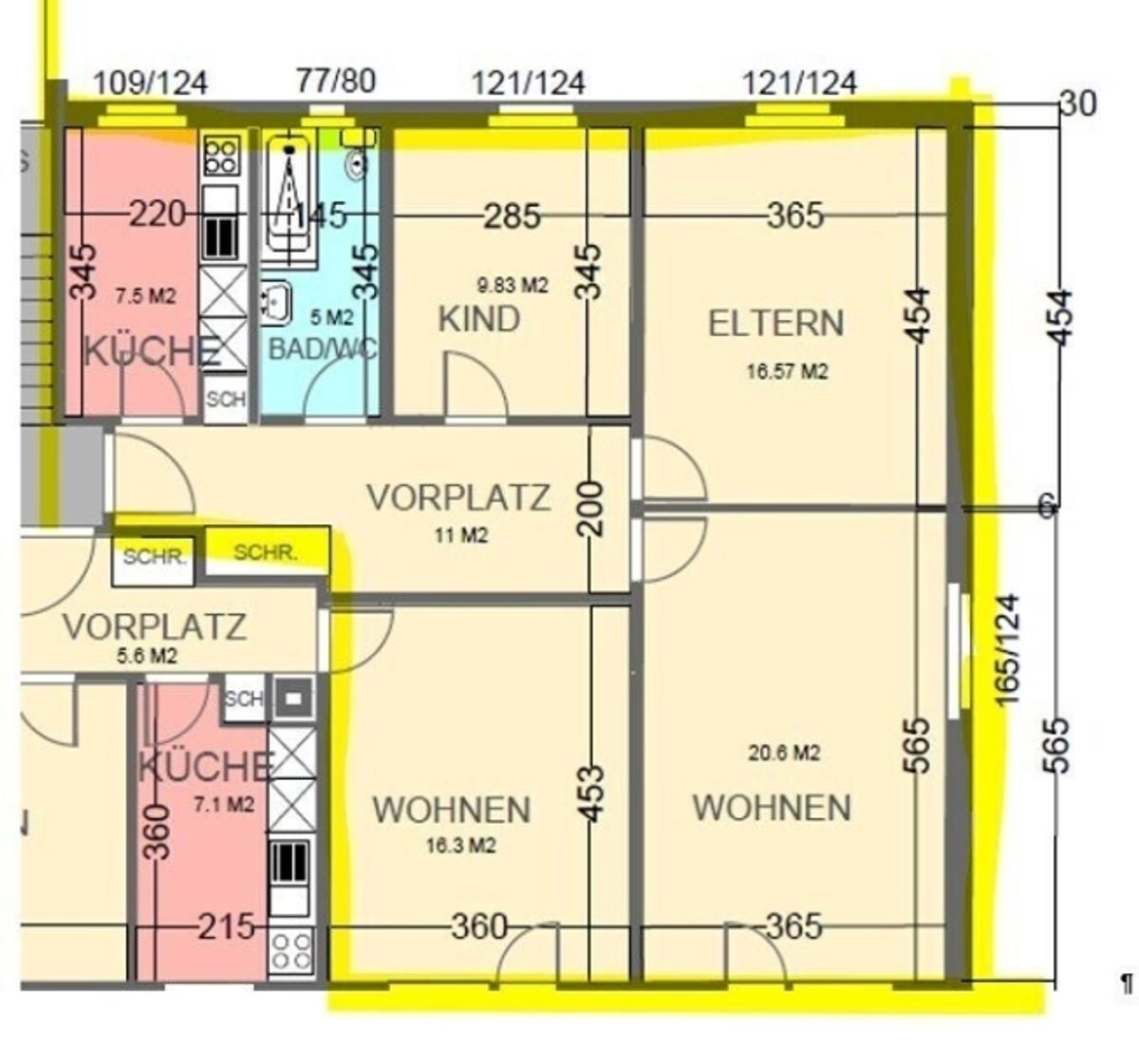 Naturnahe und helle 4 Zimmerwohnung in Melchnau - 8