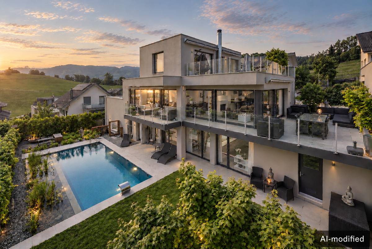 Freistehendes Einfamilienhaus – modern, stilvoll & naturnah - 0