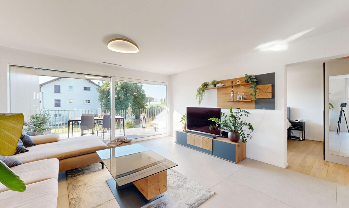 3.5-Zimmer-Wohnung mit Elternsuite und grossem Balkon - Perroy - 0