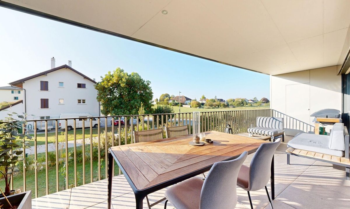 3.5-Zimmer-Wohnung mit Elternsuite und grossem Balkon - Perroy - 4