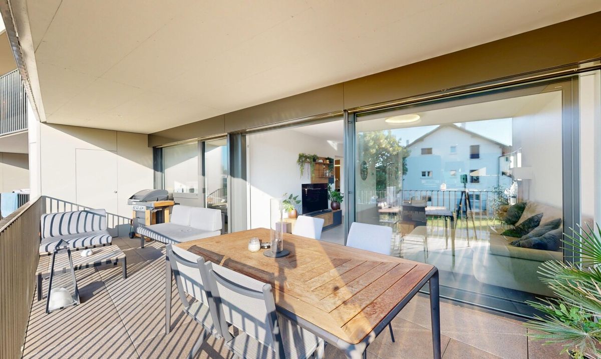 3.5-Zimmer-Wohnung mit Elternsuite und grossem Balkon - Perroy - 6
