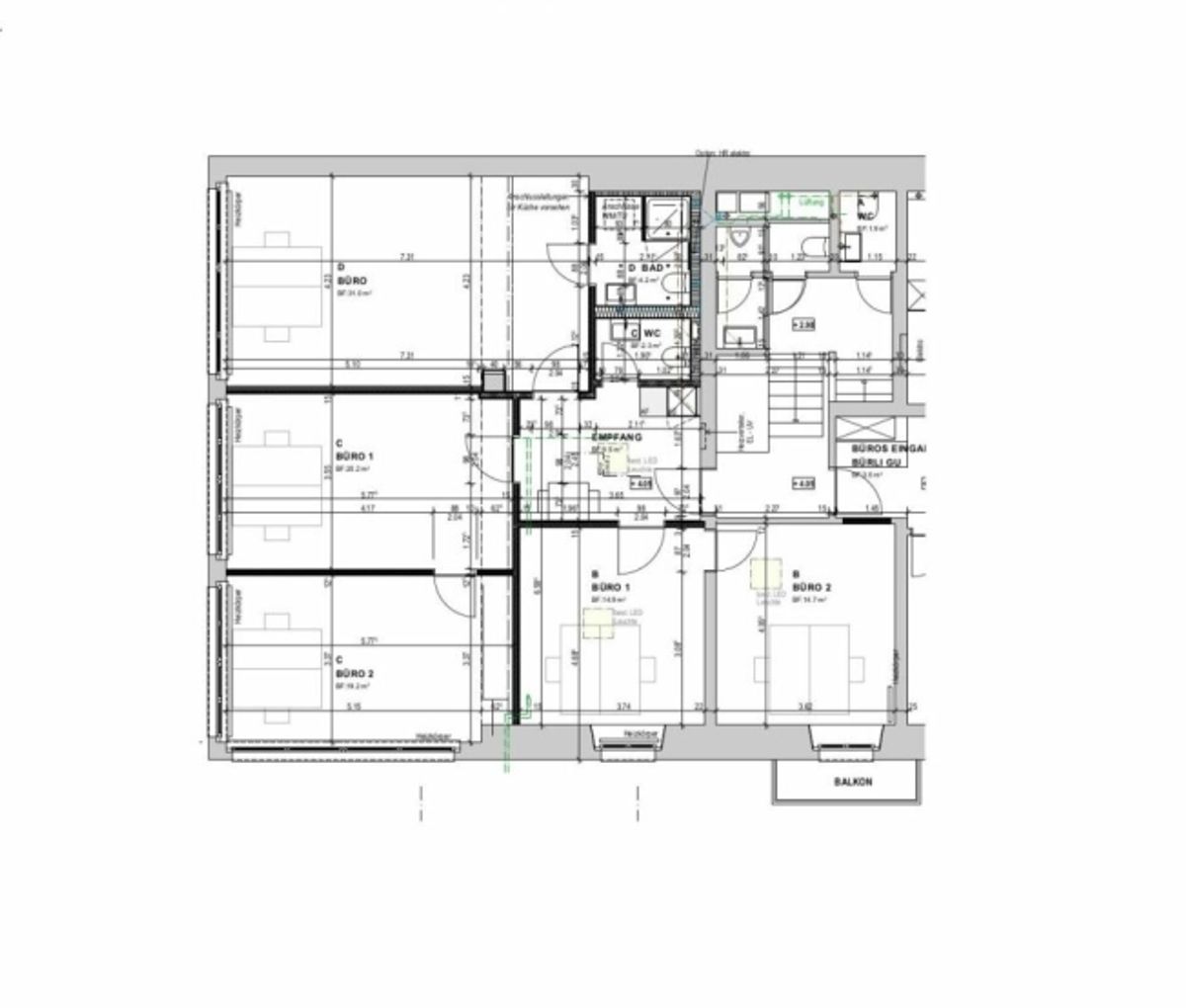Zentrale Büroräumlichkeit im Herzen der Luzerner Neustadt - 9