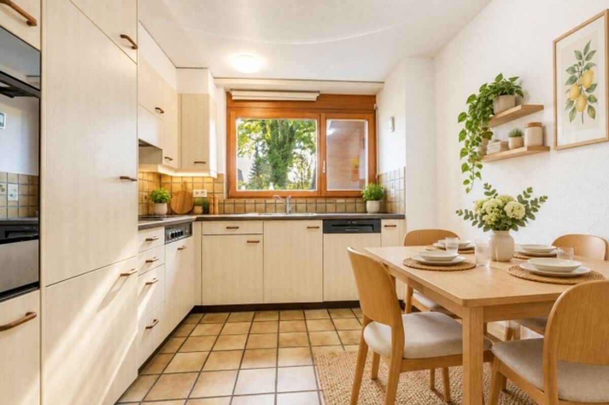 4.5-Zimmer-Gartenwohnung mit Weitsicht ins Grüne - 2