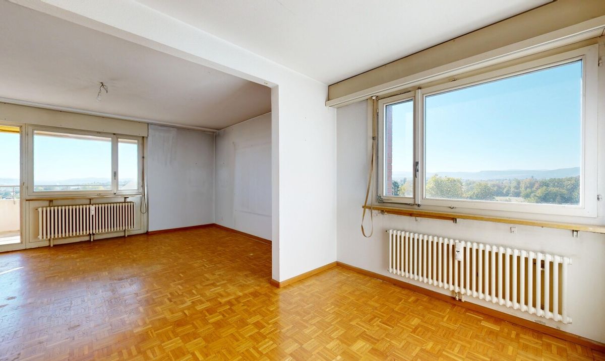 Über den Dächern von Binningen: 3.5 Zimmer Wohnung mit Weitsicht - 3