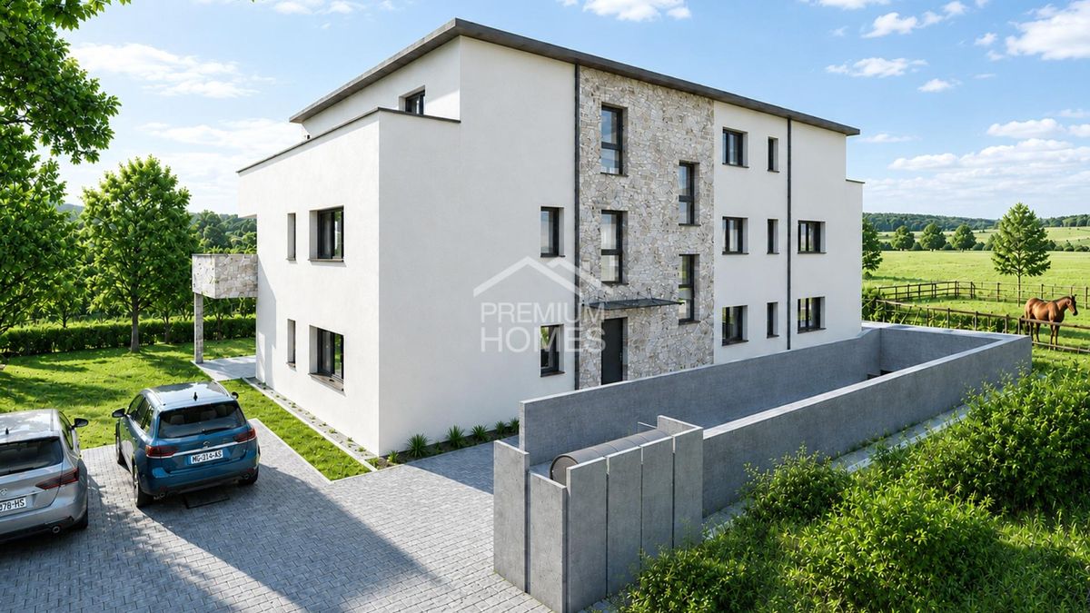 NEUBAU: 4.5 Zimmer Wohnung mit grosszügigem Balkon - 1