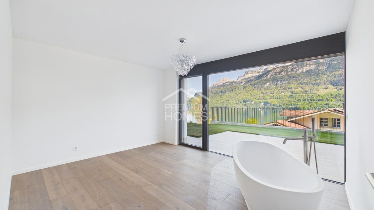 50 m² Sonnenterrasse mit Seesicht - modernes Wohnen am Brienzersee! - 3
