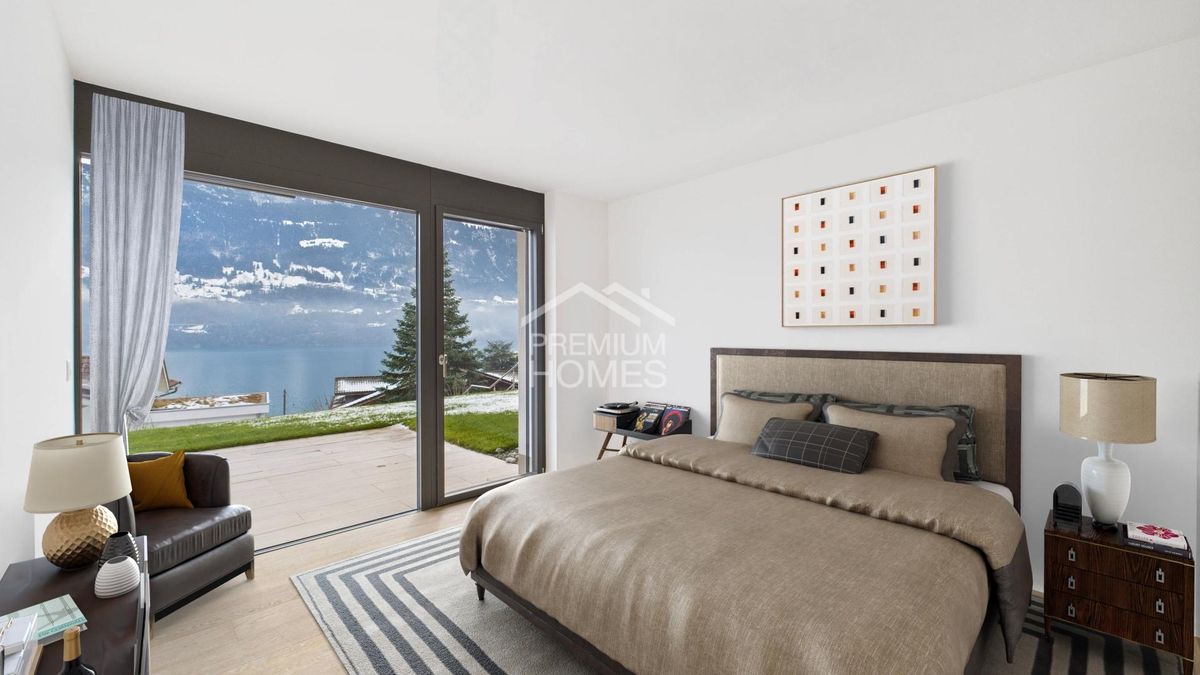 50 m² Sonnenterrasse mit Seesicht - modernes Wohnen am Brienzersee! - 7