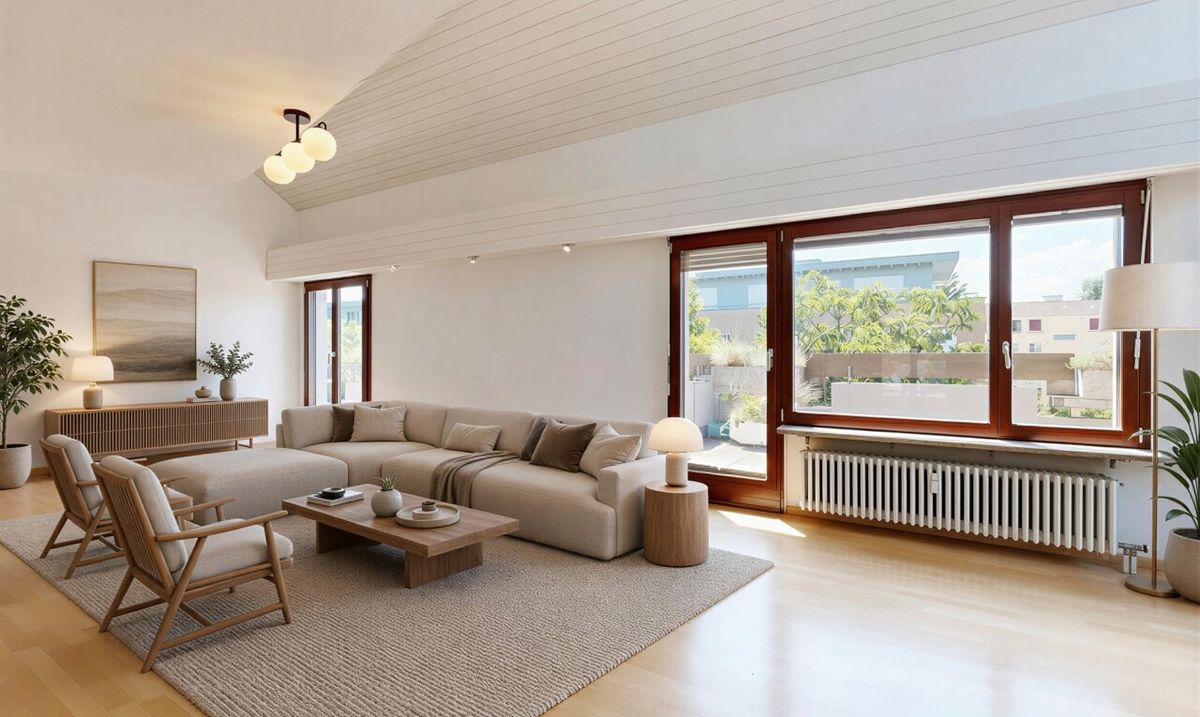 Grosszügige Attika Maisonette mit umlaufender Terrasse in Riehen - 4