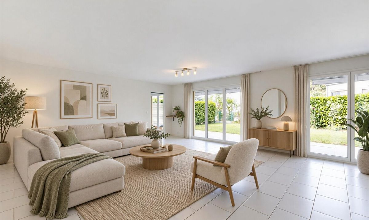 Renovierte 5.5-Zi-Gartenwohnung in Morges, privater Garten - 0