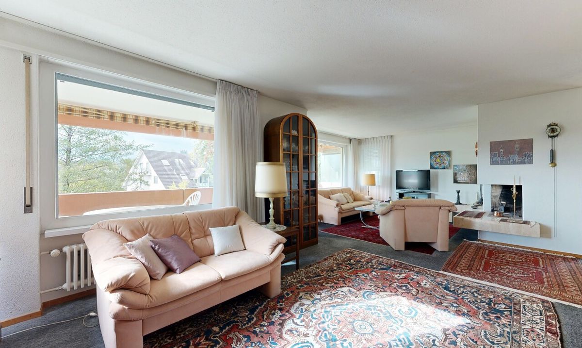 4.5-Zimmer-Wohnung mit Aussicht ins Grüne - 1