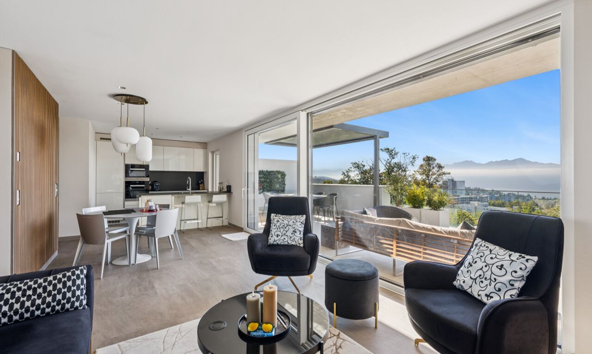 3,5-Zimmer-Wohnung mit Seeblick – 80 m² – Südausrichtung, 3. Stock - 1