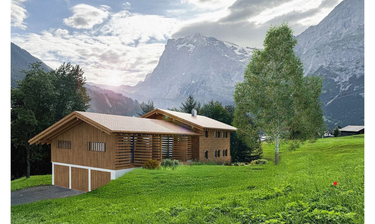 Wohnen unterm Giebel: 3.5-Zimmer, viel Holz und Eigerblick - 2