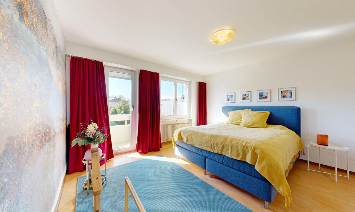 Sonnige 3.5-Zimmer-Wohnung mit Südbalkon in ruhiger Lage - 4