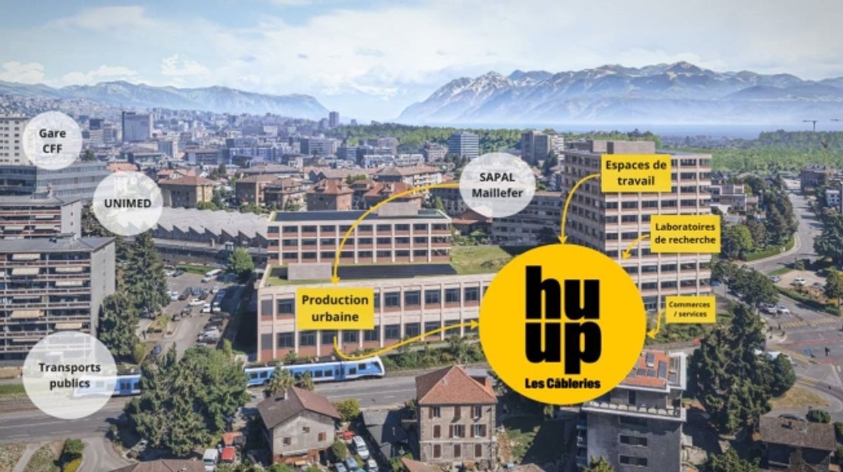 Vaudbureaux Minergie plateaux de 750 m2 divisibles dès 350 m2 au pied métro M1 et Gare CFF - 1