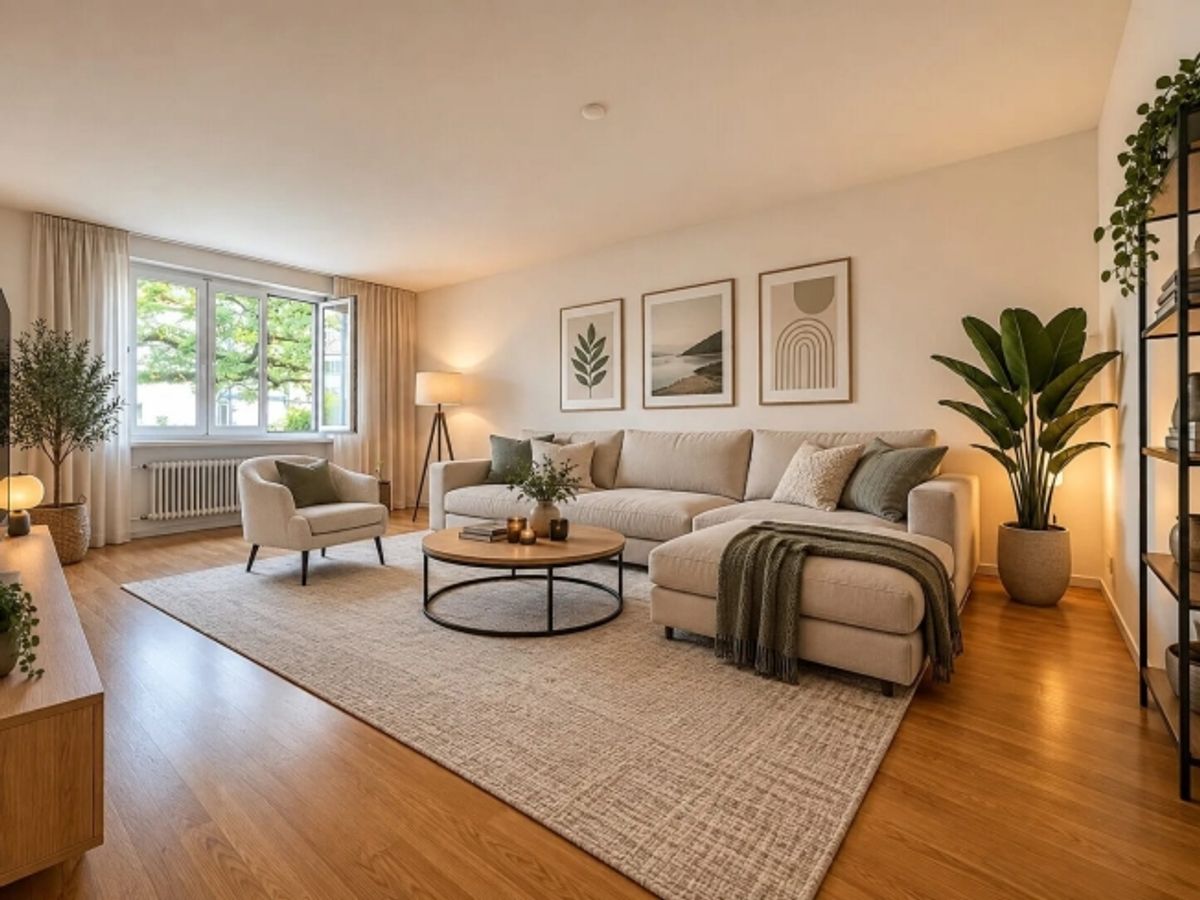 3.5-Zimmer-Wohnung mit gedecktem Balkon in Binningen mieten - 1