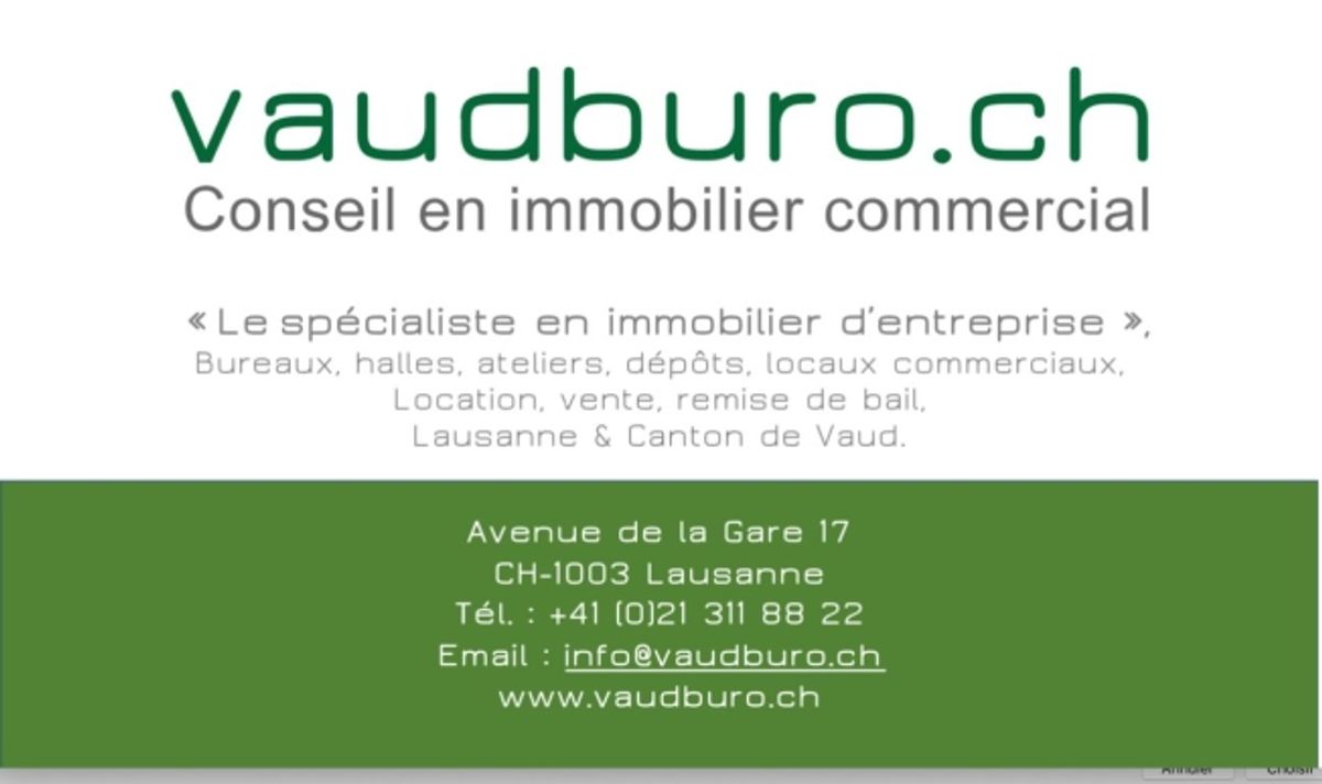 Vaud bureaux, locaux commerciaux, atelier, laboratoire, depots, de 200 à 800 m2 Ouest lausanne - 9