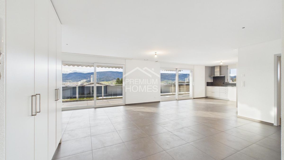 Penthouse avec vue imprenable sur Delémont et les montagnes - 0