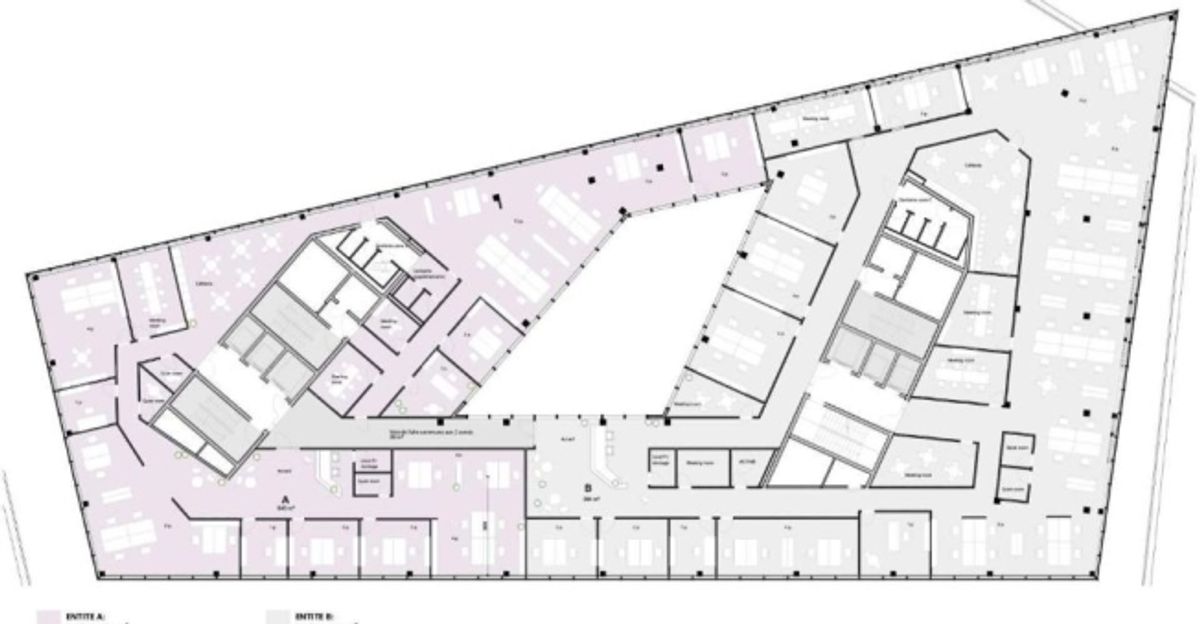 Bureaux d’exception de 645m² au cœur du Quartier de l’Étang - 1