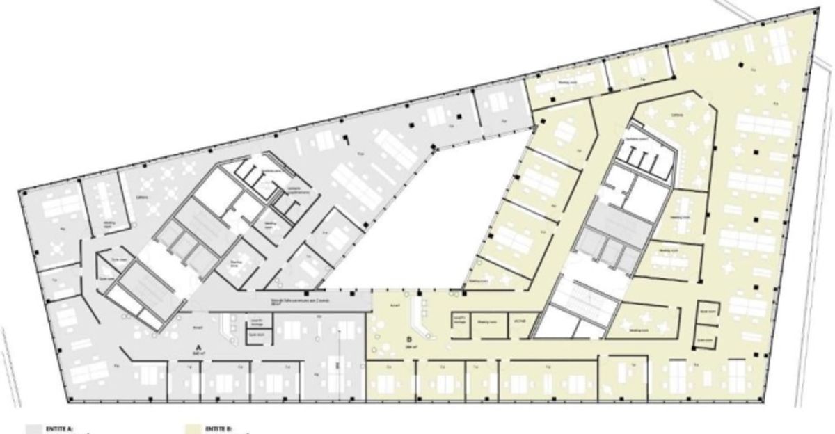 Bureaux d’exception de 904m² au cœur du Quartier de l’Étang - 1