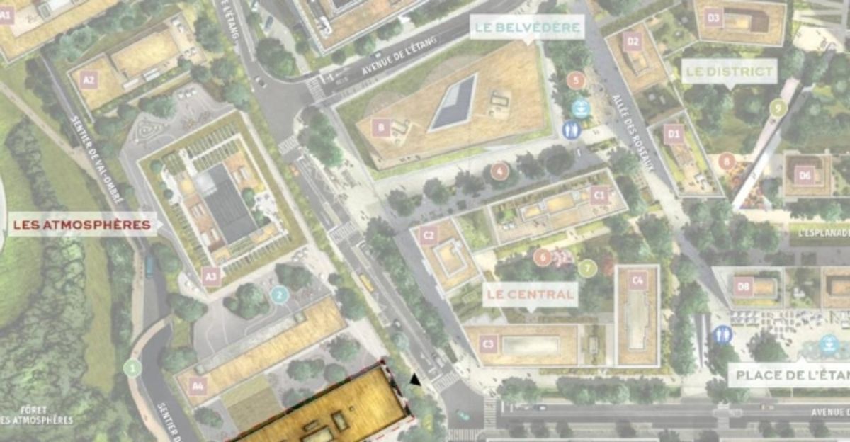 Surface de bureaux à louer au Quartier de l'Etang - 9