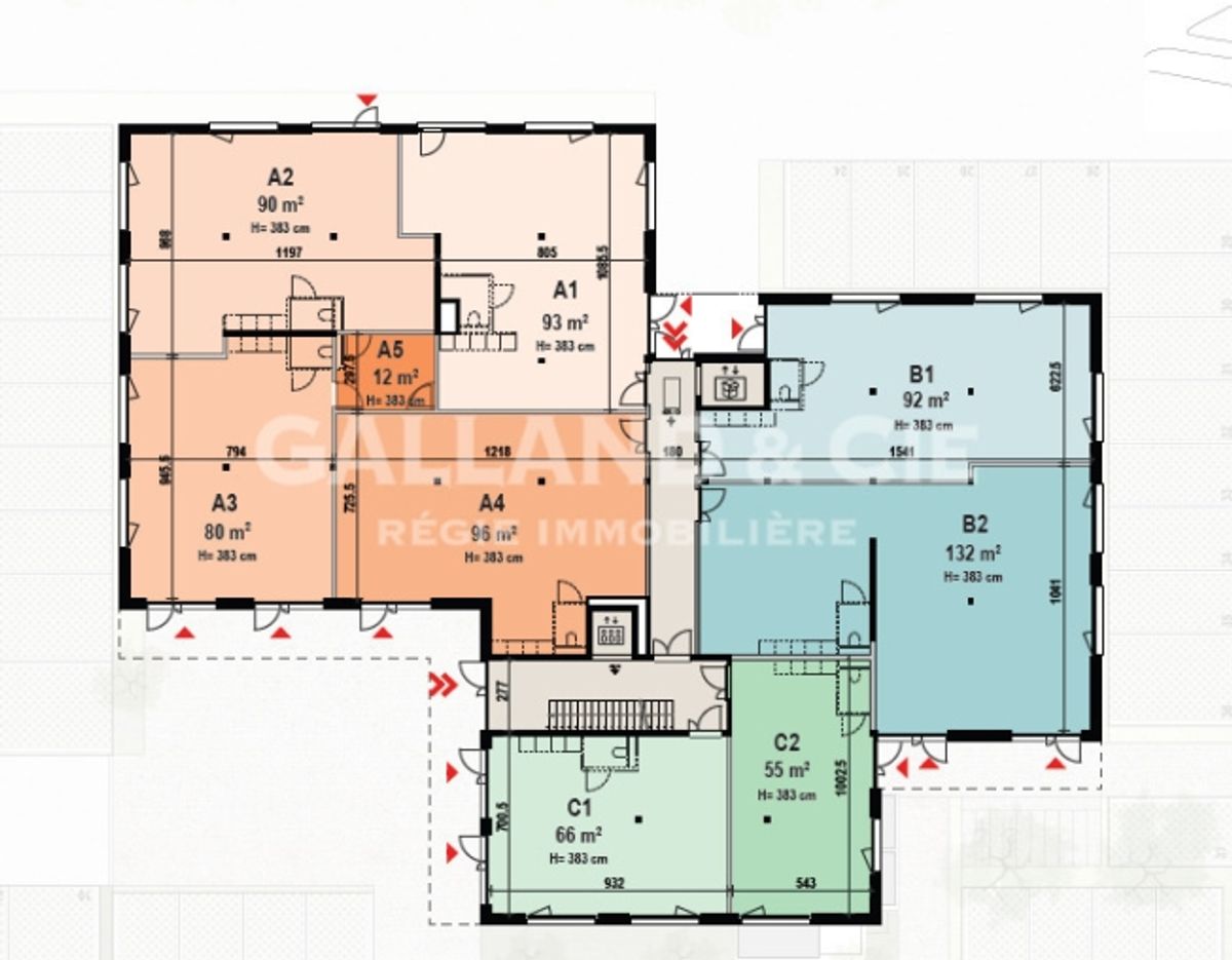 Surface commerciale divisibles de 620 m² avec grandes vitrines - 5
