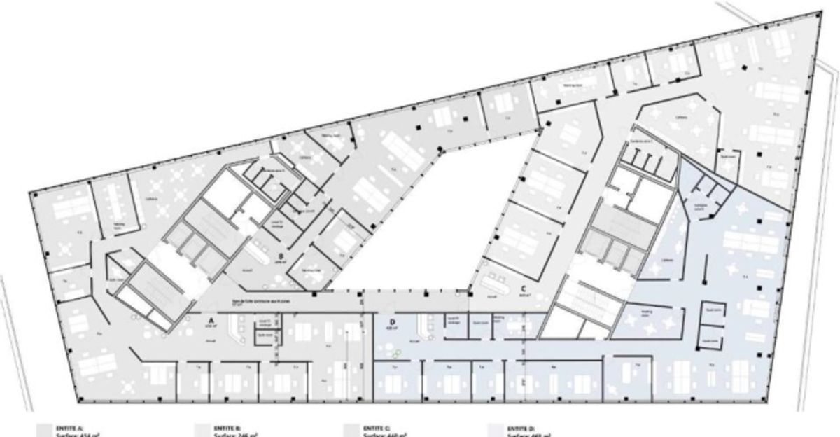 Bureaux d’exception de 468m² au cœur du Quartier de l’Étang - 1