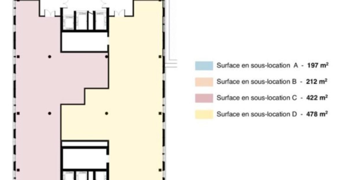 Surface de bureaux à louer au Quartier de l'Etang - 2