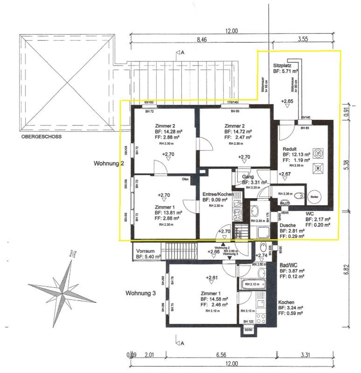 3.5 Zimmer Wohnung - 8