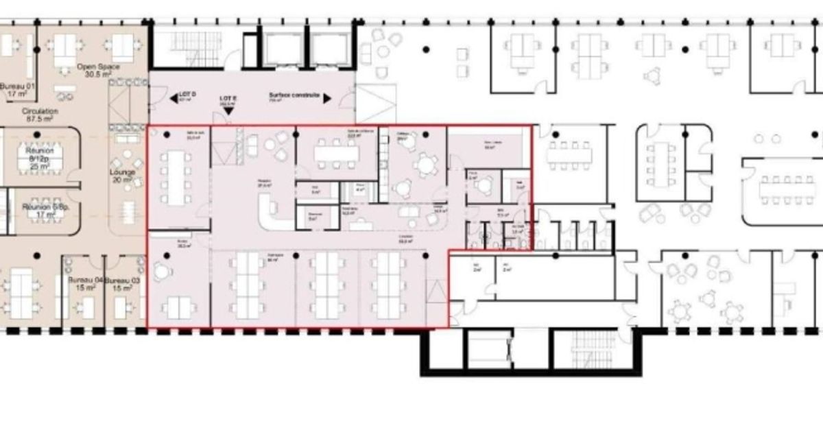 À louer – Bureaux bruts à aménager au Quartier de l’Étang - 12