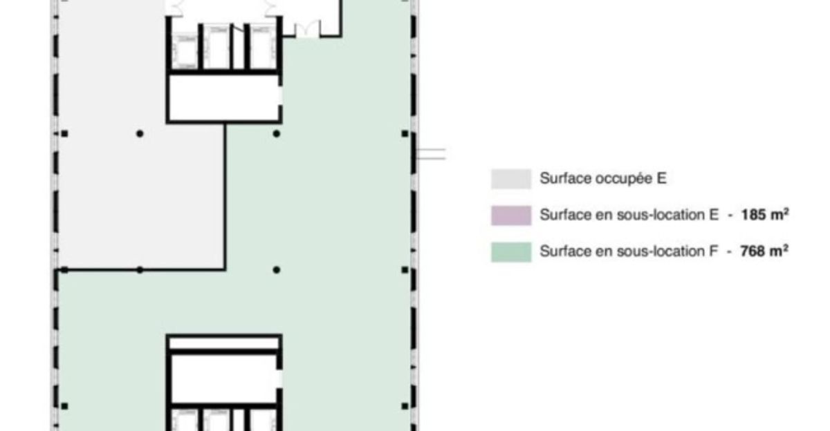Surface de bureaux à louer au Quartier de l'Etang - 2