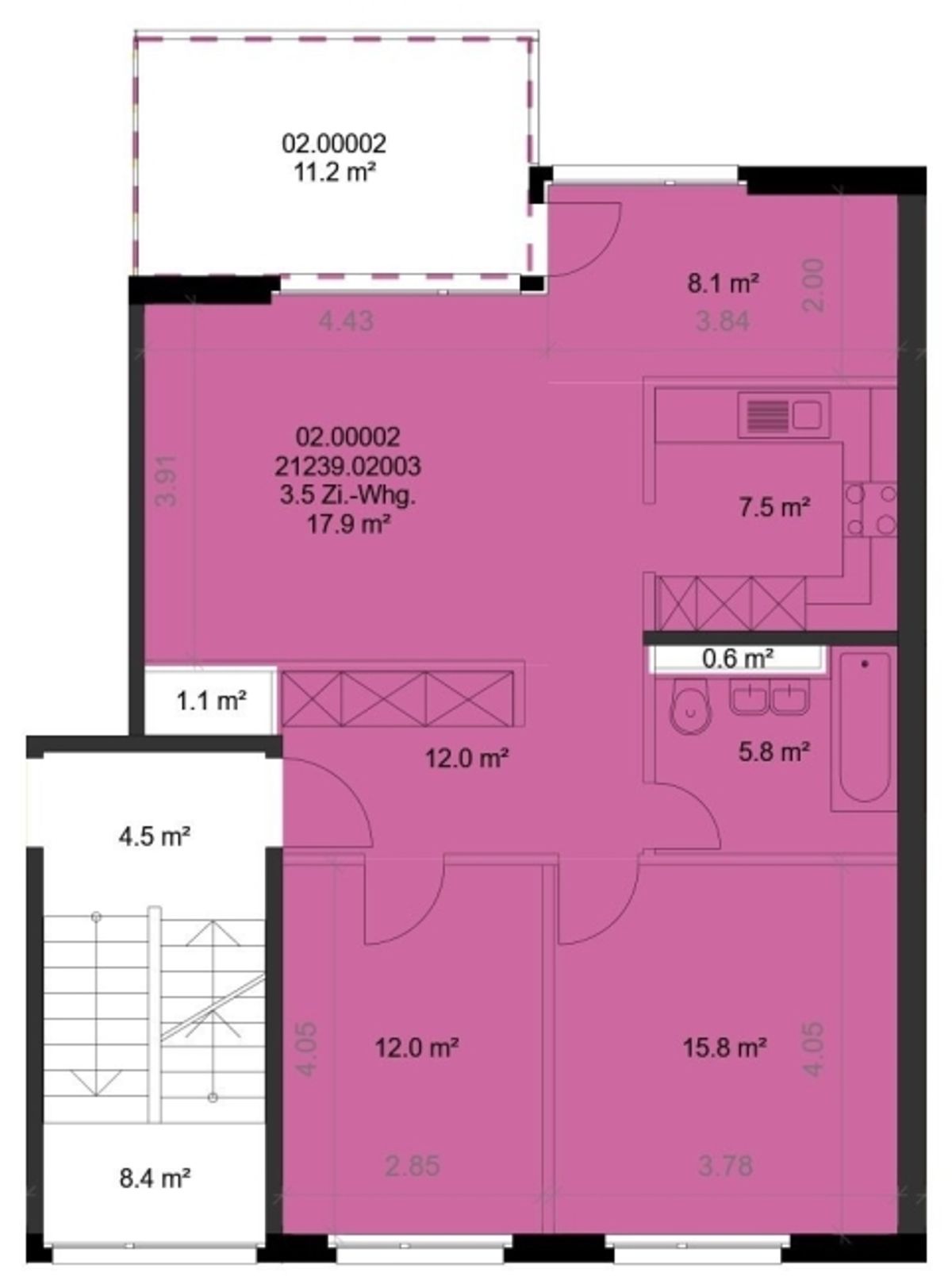 Moderne 3.5-ZW im 1. OG à 79 m2 - 7