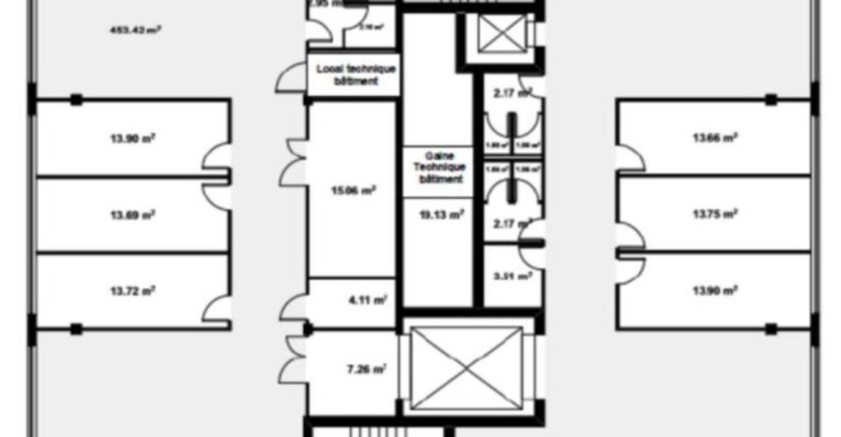 Bureaux aménagé de 886m2 au 4ème étage - 11
